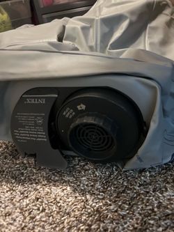 Twin built-in air mattress