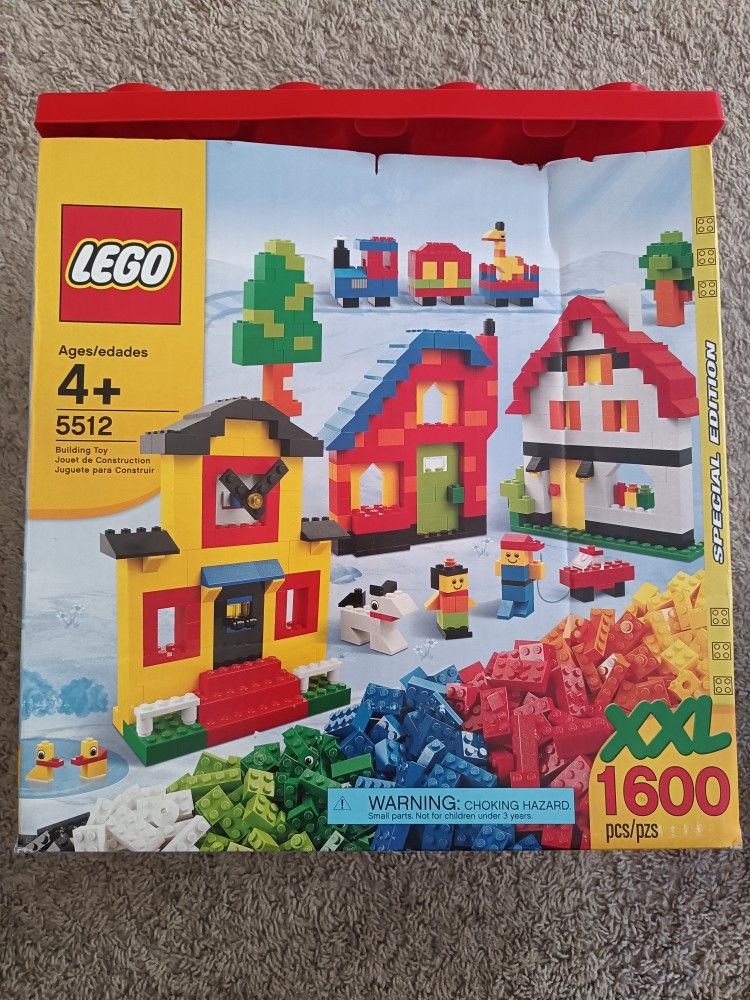 Lego XXL Box 5512 Creator Minifigure Building Set 1600 Pcs Bulk Special Edition, open box but bags are Sealed From Factory
Year released 2010
Perfect