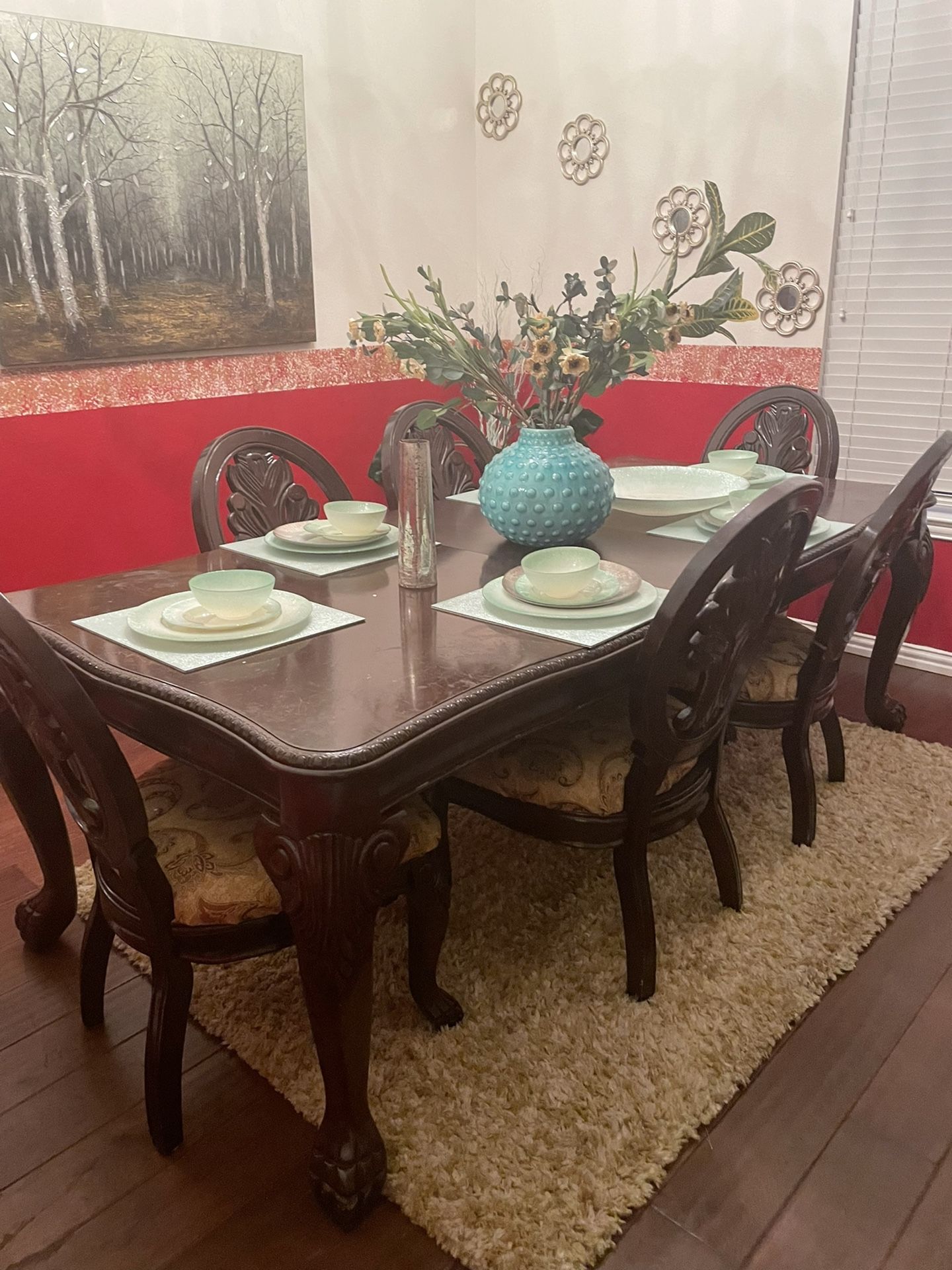 Dinning Table With 6 Chair