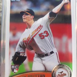 Zach Britton Rookie Pitcher Baseball Card