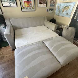 Crate and Barrel pull-out Sleeper sofa