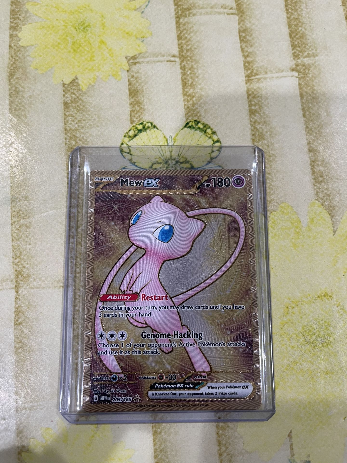 Mew Ex Metal Card