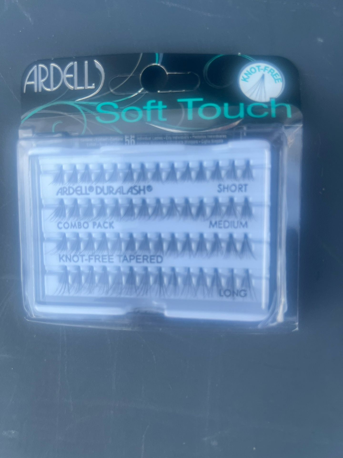 Ardell Soft Touch Knot-Free Eyelash, Black, Medium 