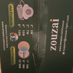 Zouzai Dimmable Selectable 4 Inch Recessed LED Slim Panel Light 20 Pack