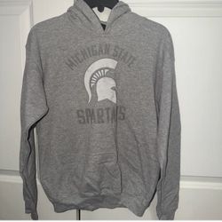 Michigan State Spartans Gray Hoodie Sweatshirt