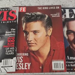 Lot Of 3 Elvis Presley Magazines