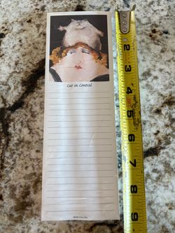 Cat in Control Novelty Lined Notepad