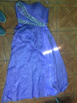 Lavender prom dress