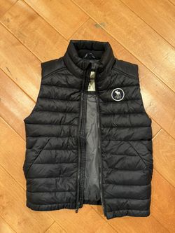 Navy Puffer  Vest Abercrombie Kids Size 7-8