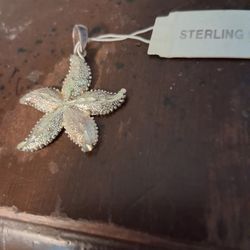 Sterling Silver Starfish Charm 