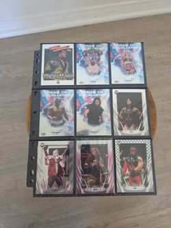 Topps chrome wwe lot