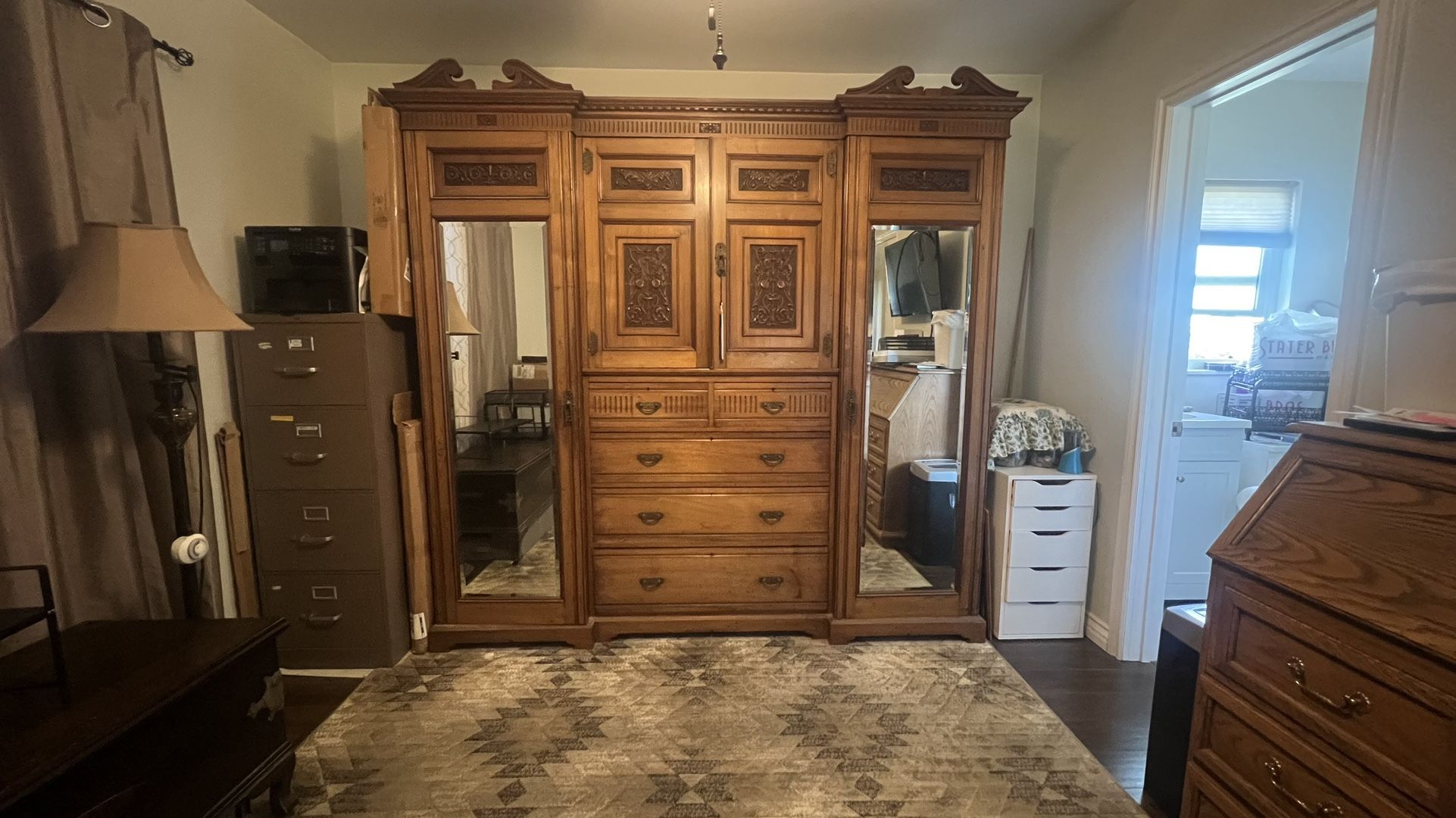 Late 19th Century Armoire Wardrobe