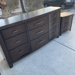 Dresser and nightstand solid wood