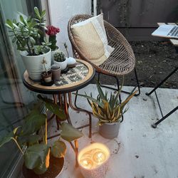 Patio Chair And Table - Move Out Sale