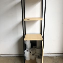 Shelving Unit With Cabinet $25