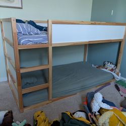 IKEA Küra Reversible Kids Bed and Canopy