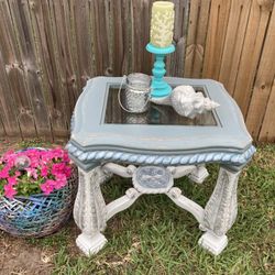 Beautiful Side Sofa Or Small Space Coffee Table 