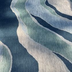 Indoor/Outdoor 8X10 Rug Blue/Green/ Beige 