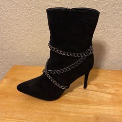 Black Suede Boot