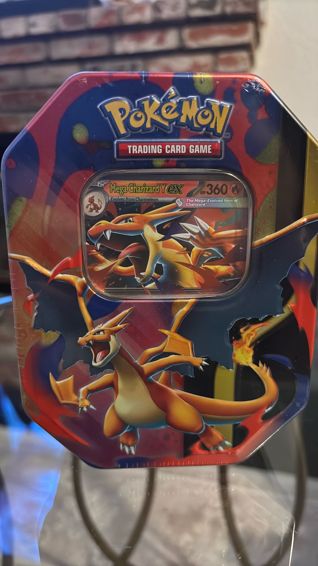 Pokemon TCG Mega Charizard Y EX Tin