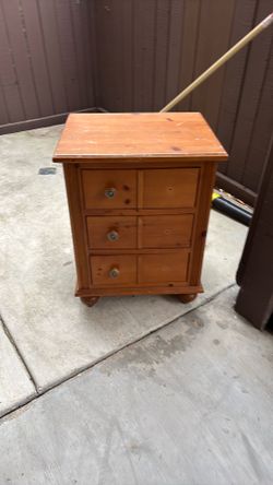 Wooden drawers
