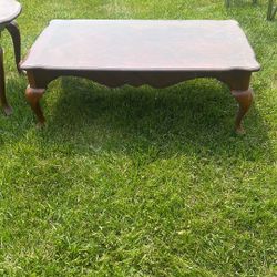 Coffee Table And Side Table 