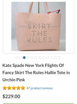 Authentic And Brand New Original Kate Spade New York Flights of Fancy Skirt  the rules hallie tote hand bag Include Tag ( Original price is $348+t for  Sale in San Diego, CA 