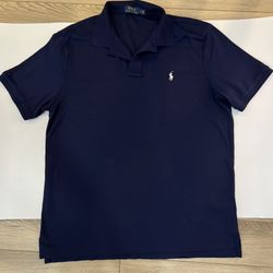 Men's Classic-Fit Cotton Polo Shirt Size L