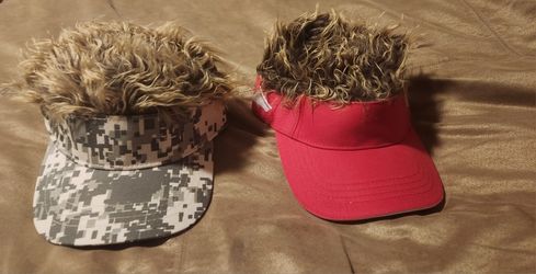 Two Hat w/ fake Hair