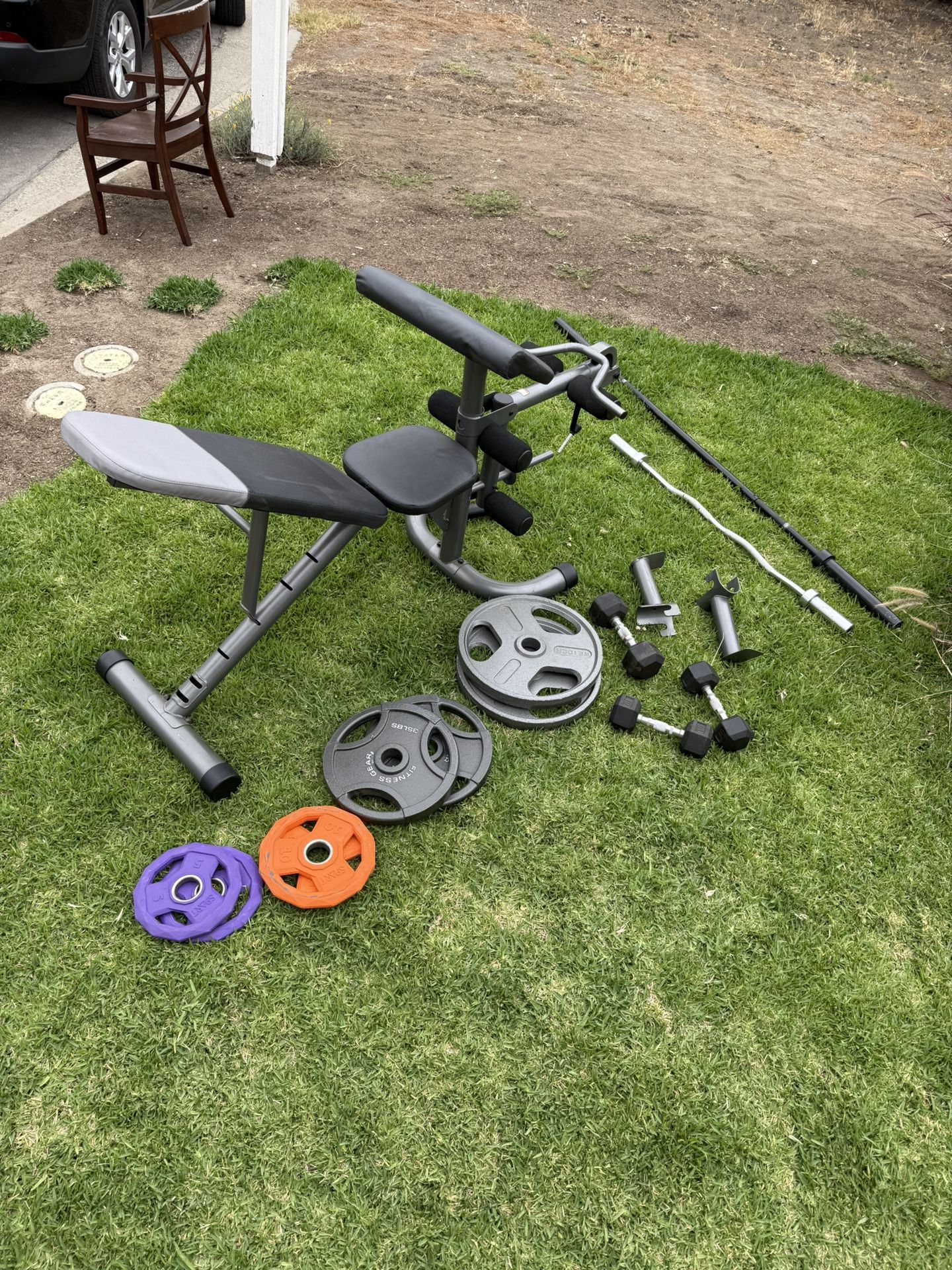 Weider Weight Set With Olympic Weights