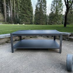 Custom Welded Metal Coffee Table 