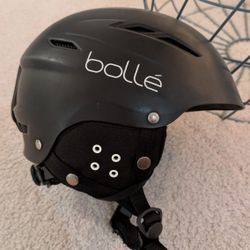 Kids Bolle Ski Helmet – Black – Junior Size 50–54 cm