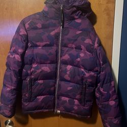 Bape 1st Camo Bubble jacket Size L