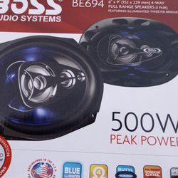 500 Watt Boss Speakers 