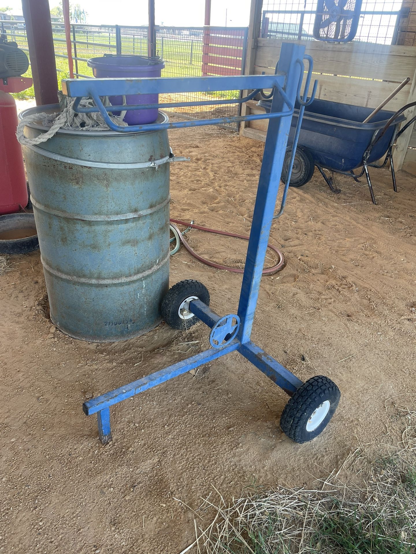 Rolling Saddle Rack