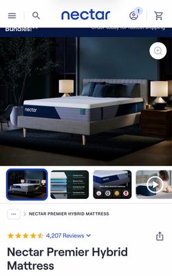 *NEW* Nectar Premier Hybrid King Mattress - New Open Box