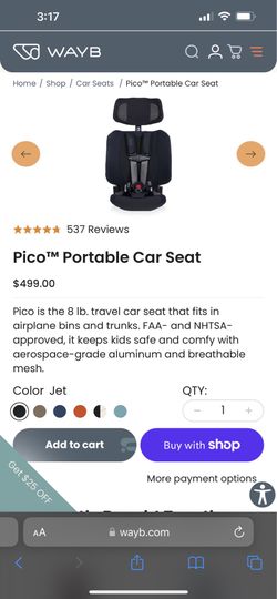 Way B Pico car seat