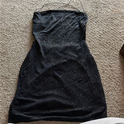 Sparkly black windsor dress