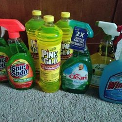 (8) Bottles Of Cleaners! All For $15.00