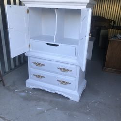 White 2  Door 3 Drawers With Shelves