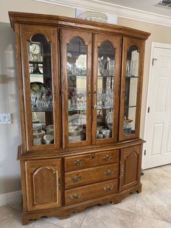 Dining Table And China Cabinet