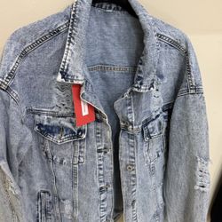 Ladies Denim Jean Jacket. Brand New. Medium 