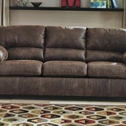 Plush Sofa recliner with tufted cushions