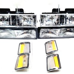 HEADLIGHTS FOR 88-98 C10/C/K 1500/2500/3500