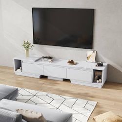Modern Extendable TV Stand Storage Media Console $80