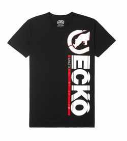 Mens Ecko Unltd Black T-Shirt, Size L