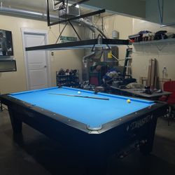 9ft Diamond Pro/Am Pool Table (Blue Label)