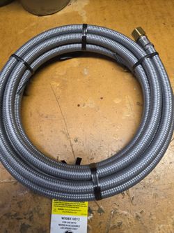 GE universal 1/4" braided waterline