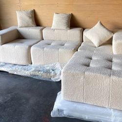 Beautiful modern “cloud couch” style sectional