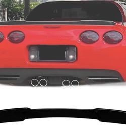 Rear Spoiler Wing Rear Trunk Lid Wing Spoiler Compatible with Corvette C5 1 (contact info removed) ZR1 Extended Style (Glossy Black) Brand New still i